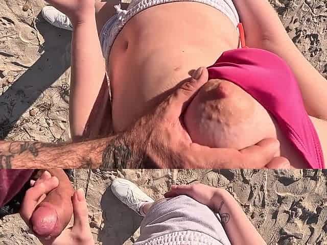 Maria Gail - Hot And Curvy Babe Riding A Loaded Dick In The Woods