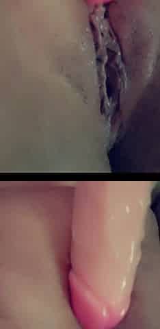 Masturbating with a Dildo