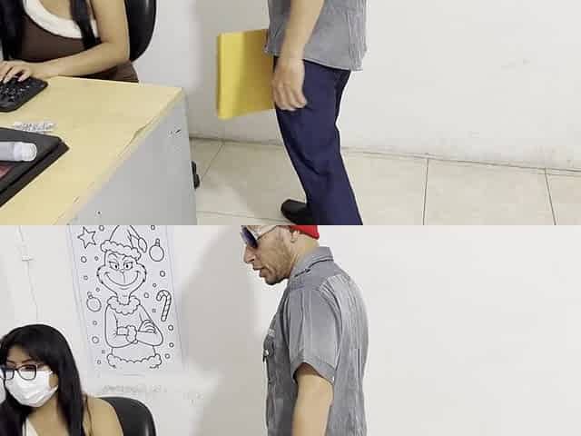 Incompetent Secretary Seduces Her Boss to Save Her Job Wild Sex in the Office