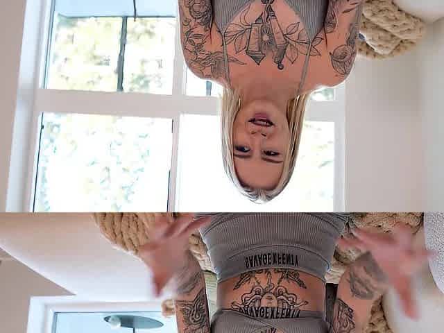 Bratty emo step sis demanded a FULL BODY MASSAGE - Sammy Stoner