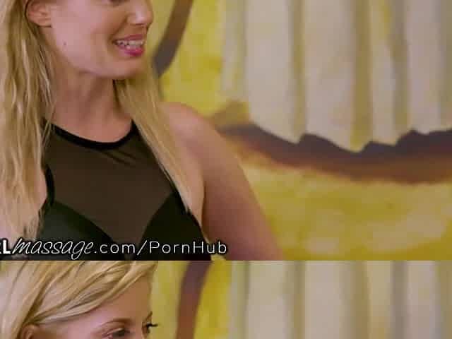 AllGirlMassage Lalin girl Watches & Joins in Allies Lesbo Massage!