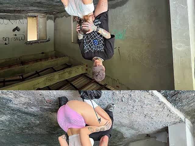Drilled an altgirl nymphomaniac in an abandoned building