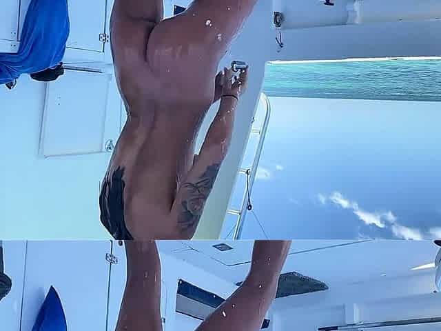 Monika Fox Gave A Quick Blowjob To Captain Of Yacht Right