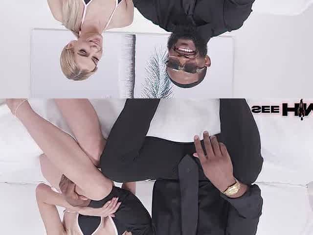 Massage By Ebony Jerks Off Whilst Getting Rimmed By Graycee Baybee!