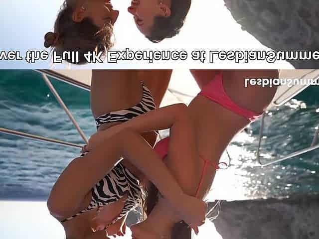 We can Do it on a Yacht! Lesbians Una Fairy & Fanta Sie for LesbianSummer