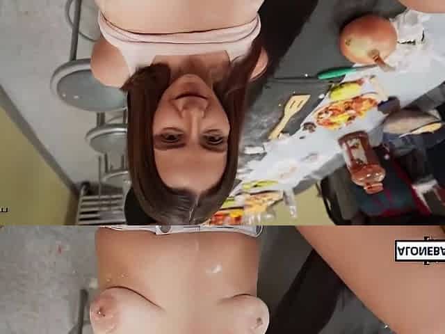 Sexy Chefs Kitchen - Cooking Lesson With Big Boobs & Bouncy Butt