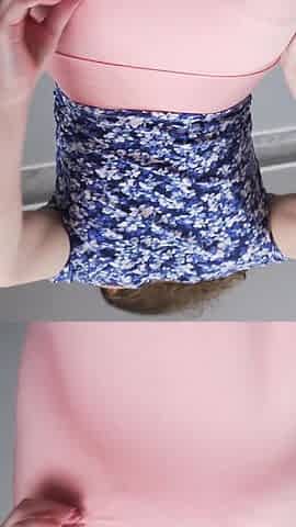Visible Panty Line Tease in Long Maxi Skirt