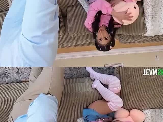 Sona Bella - Tiny Pillow Humper Finally Tries A Real Cock