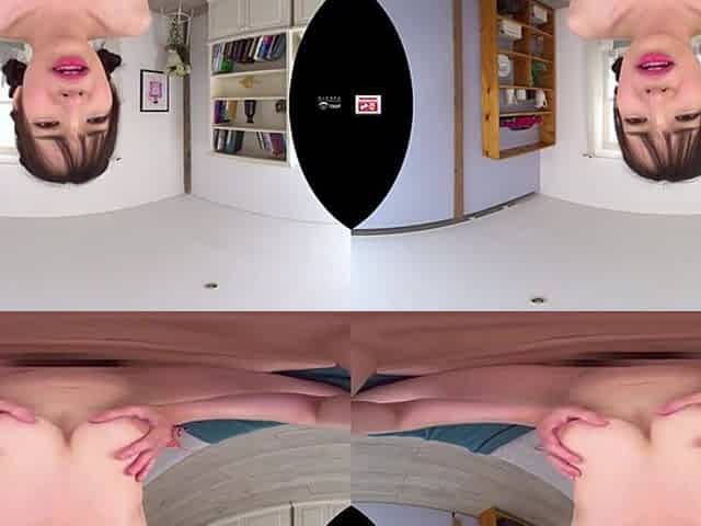 Sensual japanese beauty enjoys passionate vr pov