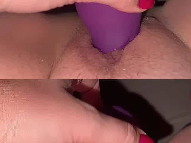 See as I play with my vagina with my rose and finger my cummy vagina