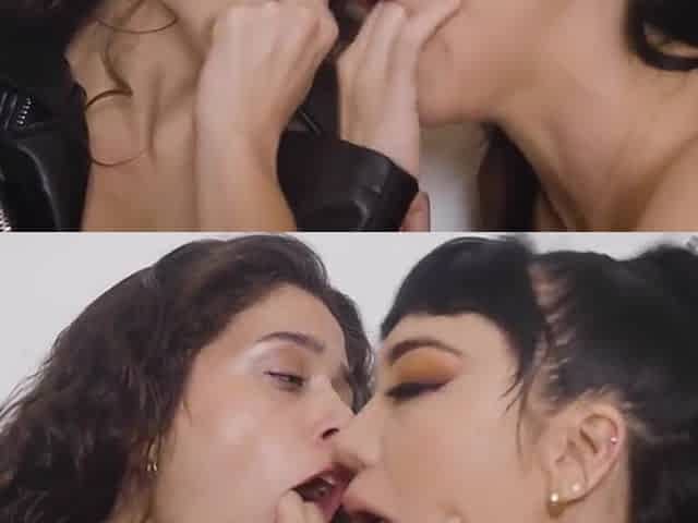Ur Cunt Is Mine! Hardcore Spit And Strap Lesbian Domination With Victoria Voxxx And Little Puck