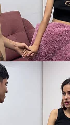 I Catch My Little Stepsister Masturbating in the Living Room, I Lower Her Horniness with a Hard Fuck.