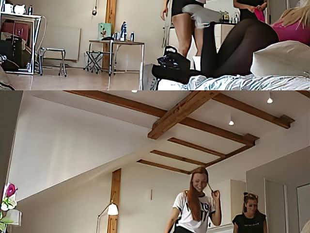 Cheap thin leggings reveals all big teen ass, hard nipples