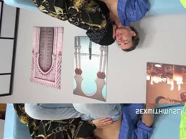 Lunita Galactica Sexy Muslim Babe Spreads Her Legs Instead Of Cooking Lunch