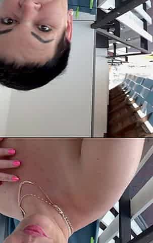 Extreme on the Balcony by the Sea, Caressing Myself, My Pussy