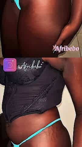 Afribebo's snatch screams hard with each creampie