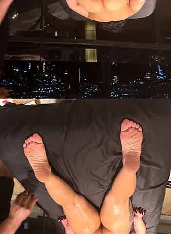 Amateur Foot Fetish Girlfriend Sucks and gives a Footjob