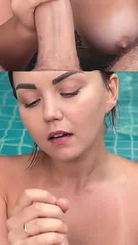 I Met the Naked Chick Near the Hotel Pool, and We Agreed We Should Take Advantage of This Opportunity and Fuck