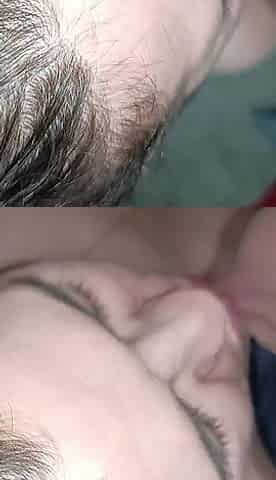 He Fucks Me in My Panties with a Slobbery Blowjob Until Tears Come Out