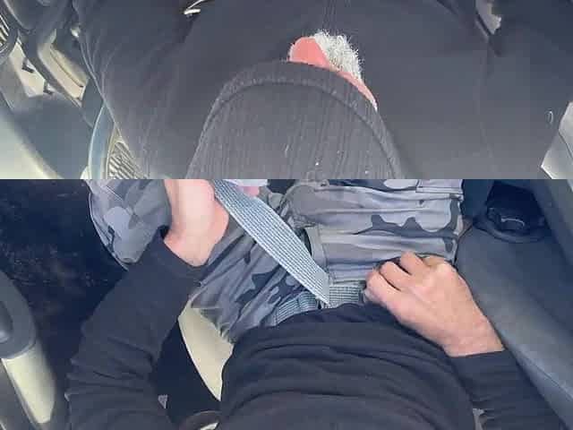 ORAL PLEASURE IN THE CAR - I WANNA SUCK YOUR DONG HERE AND NOW, CUM IN MY THROAT