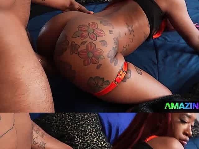 Very Tiny Ebony Redhead & Bbc South Africa