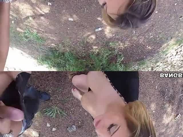 Anna Polina - Russian Babe Takes A Public Anal Pounding