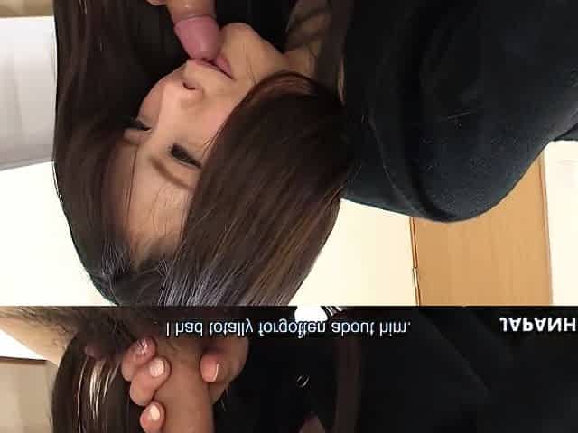 Japanese Brunette Long Hair Mio Arisaka Blowjob Hard Cock Uncensored