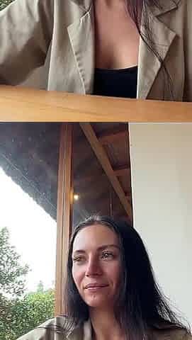 Working on Laptop, Boobs Flashing in Public Co-working Space