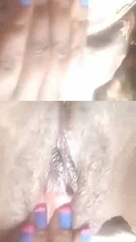 Horny Bitch Pissing Outside Fingering Masturbating
