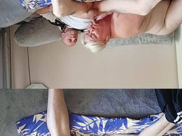 Deep Blowjob From Stepmom with Sucking and Swallowing Hot Cum