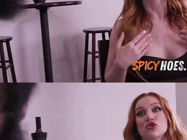 Lewd Redhead Wench All That babe Needs is Ebony Large Ramrod in Her Twat