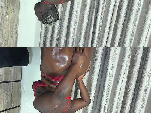 Big Booty Ebony Slut Can't Help but Creampie and Squirt Over Dildo