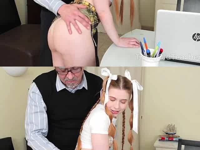 Tricky Old Teacher - Sexy student willing for anything