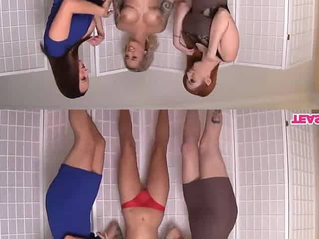 Lauren Phillips, Reagan Lush And Lexi Luna In Three Hot Women Join To Offer The Hottest Blowjob