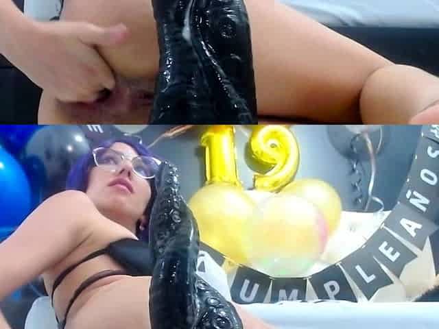 Amateur brunette ariana marie solo toying