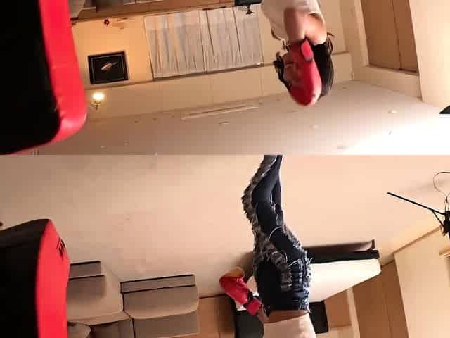Redhead babe gives handjob fucked POV style