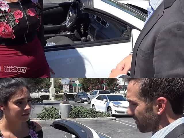 Sexy Curvy Busty Latina Babe Violet Starr Pays the Loan, By Letting The Loan Agent Fuck Her On Camera