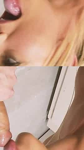 Hot Big Ass Scene 2 Sexy Busty Blonde in Lingerie Loves Having Cumshots on Her Face