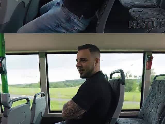 MATURE4K. Jumping on a shlong in the bus. Hawt sex with Vitoria Vonteese