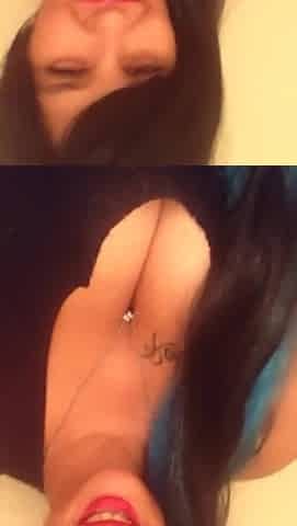 Rain Titty Tease