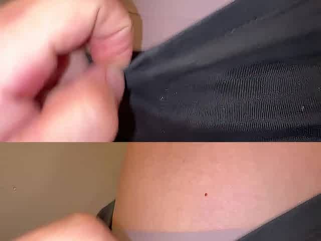 Licking the anus of a beautiful woman at different stages of pregnancy