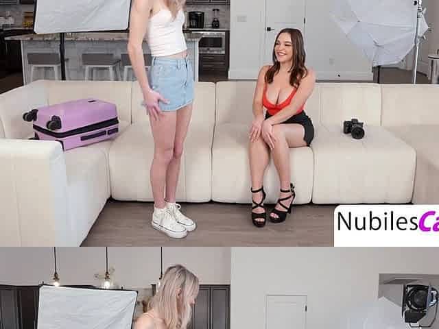 Kinky Angel Thea Summers has playful large cock trio with Rissa May - S9:E2