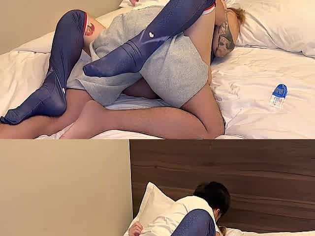 Thick oriental angel gets screwed by man bestfriend in fun