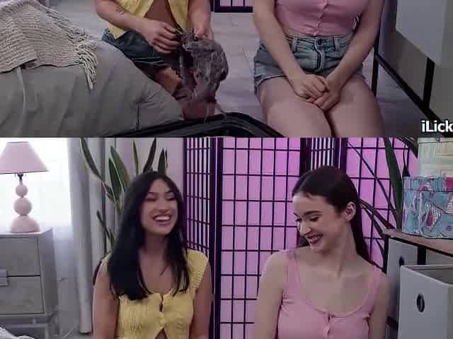 We are not related so it's okay to lick stepdaughters vagina