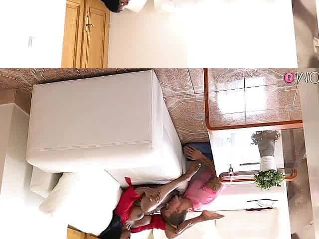 Bulky ebony mother I'd like to fuck demands next door neighbor eats her snatch - MAMA XXX