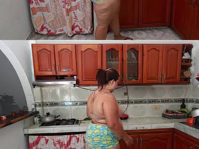 banging my ally's wife in the kitchen