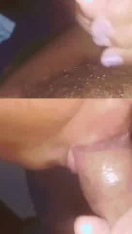 Bitch Sucking the Dick Dry!