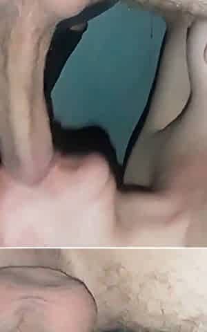 Hot MILF Tia Goes Into the Room at Night When I'm Visiting to Suck Me off