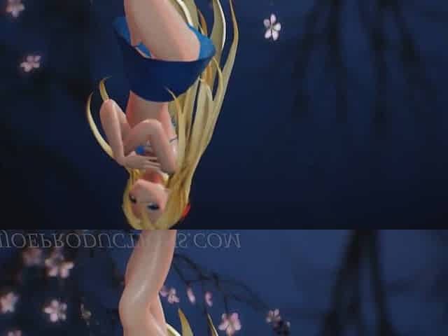 MMD SFW Blue Bikini lily - Chung Ha - Stay Tonight - 1082