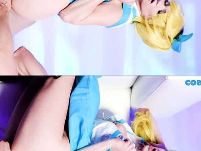 CosPimps-Athena Faris as Lucy Heartfilia Cosplay Creampie